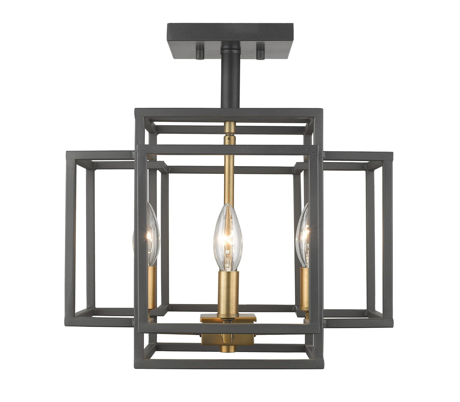 Z-LITE, TITANIA SEMI FLUSH MOUNT, SEMI FLUSH MOUNT LIGHT