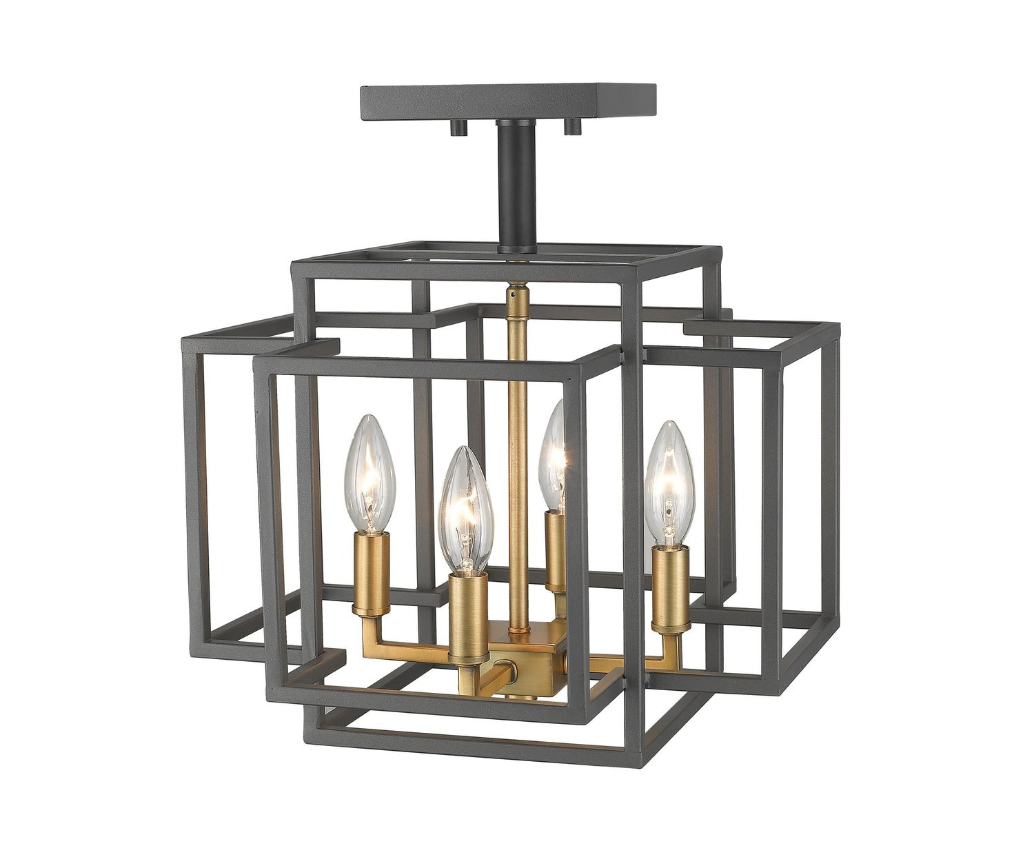 Z-LITE, TITANIA SEMI FLUSH MOUNT, SEMI FLUSH MOUNT LIGHT