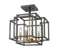Z-LITE, TITANIA SEMI FLUSH MOUNT, SEMI FLUSH MOUNT LIGHT