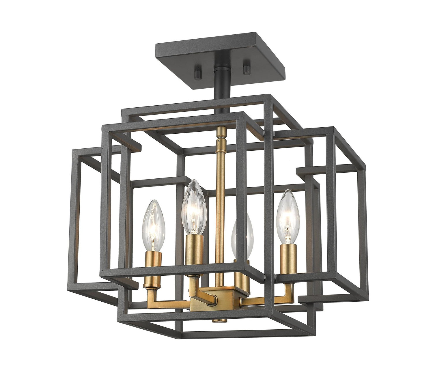 Z-LITE, TITANIA SEMI FLUSH MOUNT, SEMI FLUSH MOUNT LIGHT