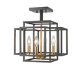Z-LITE, TITANIA SEMI FLUSH MOUNT, SEMI FLUSH MOUNT LIGHT