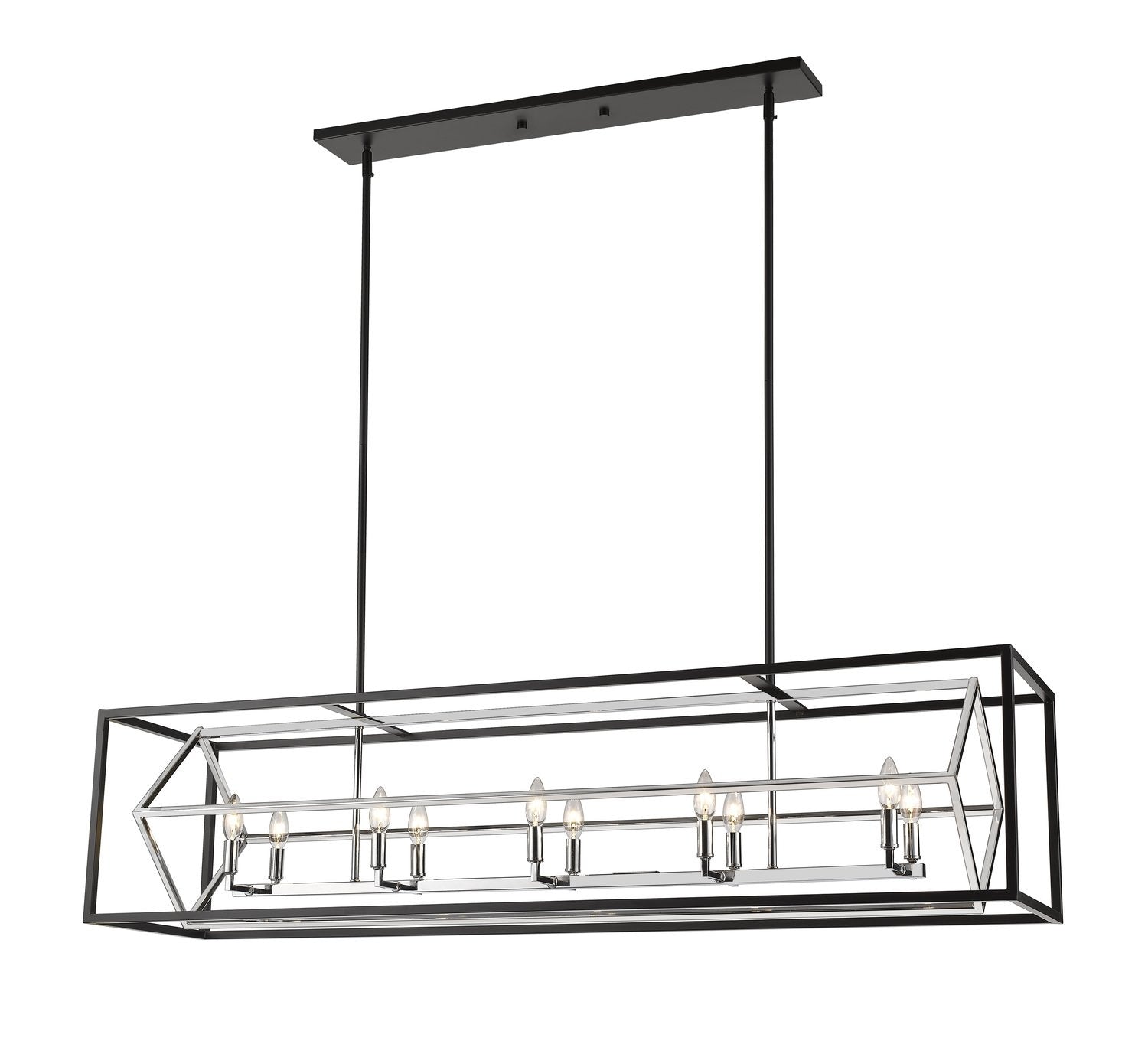 Z-LITE, EUCLID LINEAR CHANDELIER, LINEAR LIGHT