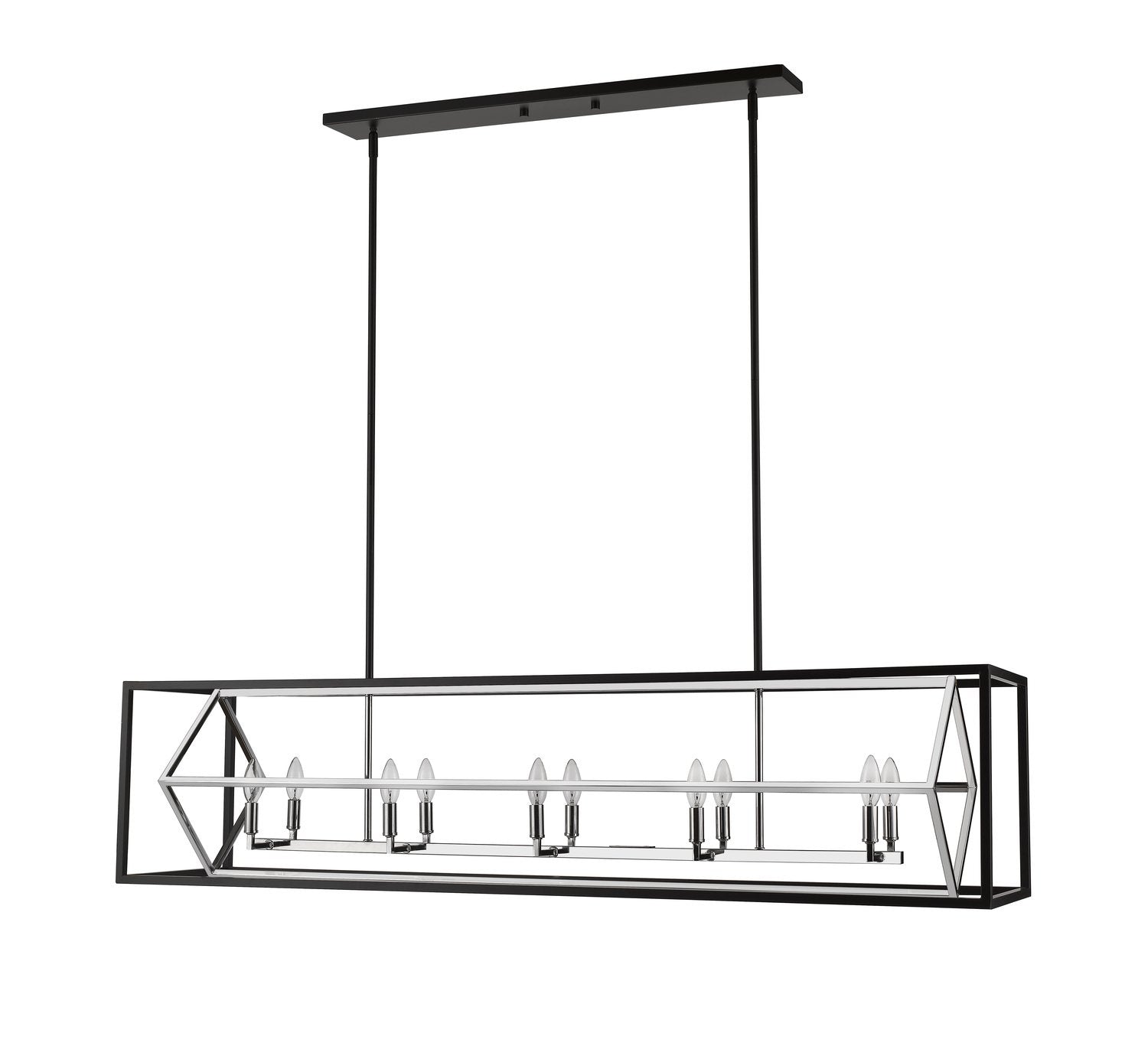 Z-LITE, EUCLID LINEAR CHANDELIER, LINEAR LIGHT