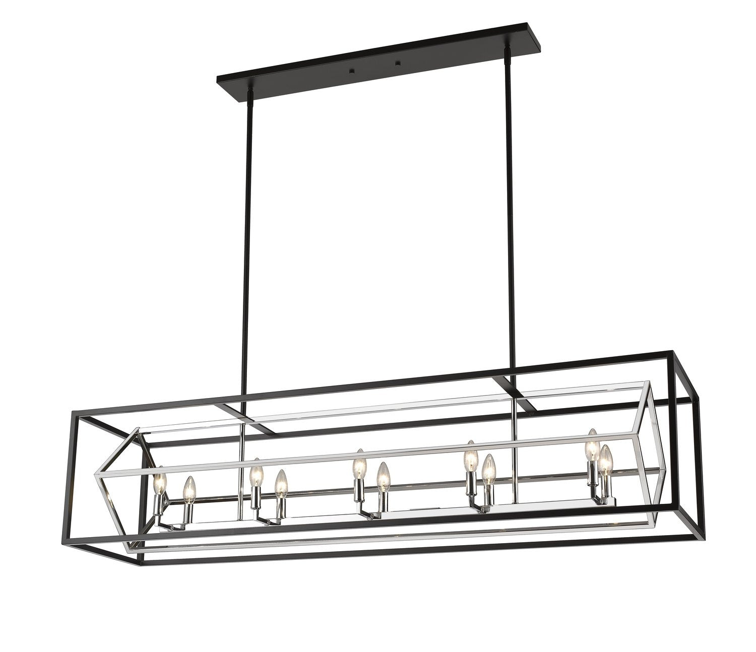 Z-LITE, EUCLID LINEAR CHANDELIER, LINEAR LIGHT