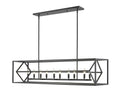 Z-LITE, EUCLID LINEAR CHANDELIER, LINEAR LIGHT FIXTURE