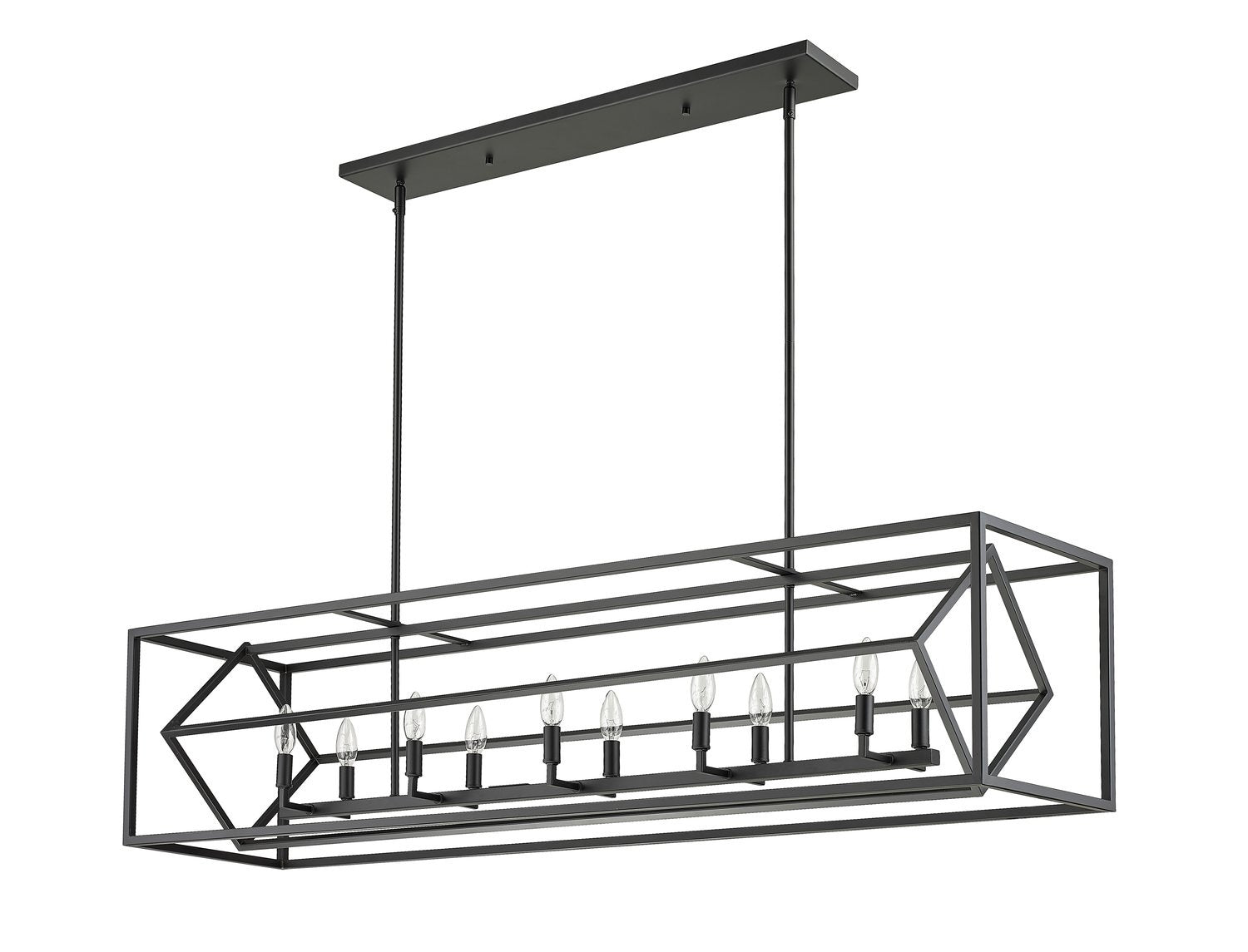 Z-LITE, EUCLID LINEAR CHANDELIER, LINEAR LIGHT