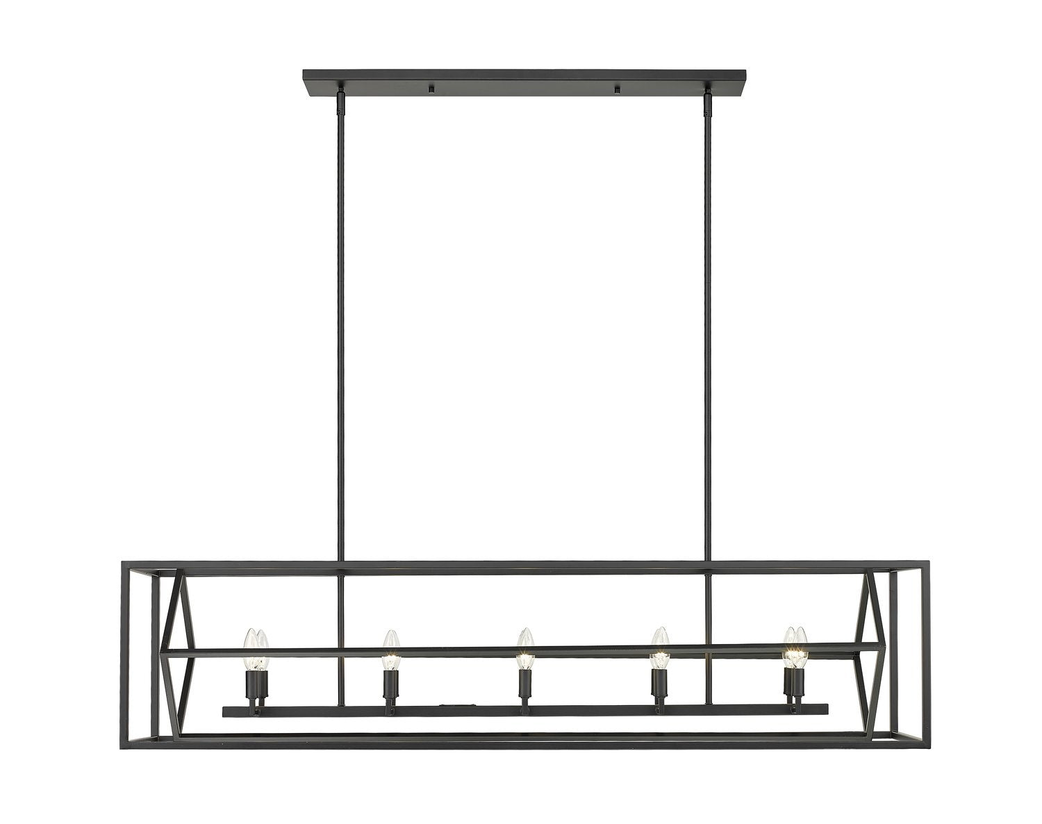 Z-LITE, EUCLID LINEAR CHANDELIER, LINEAR LIGHT