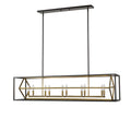 Z-LITE, EUCLID LINEAR CHANDELIER, LINEAR LIGHT
