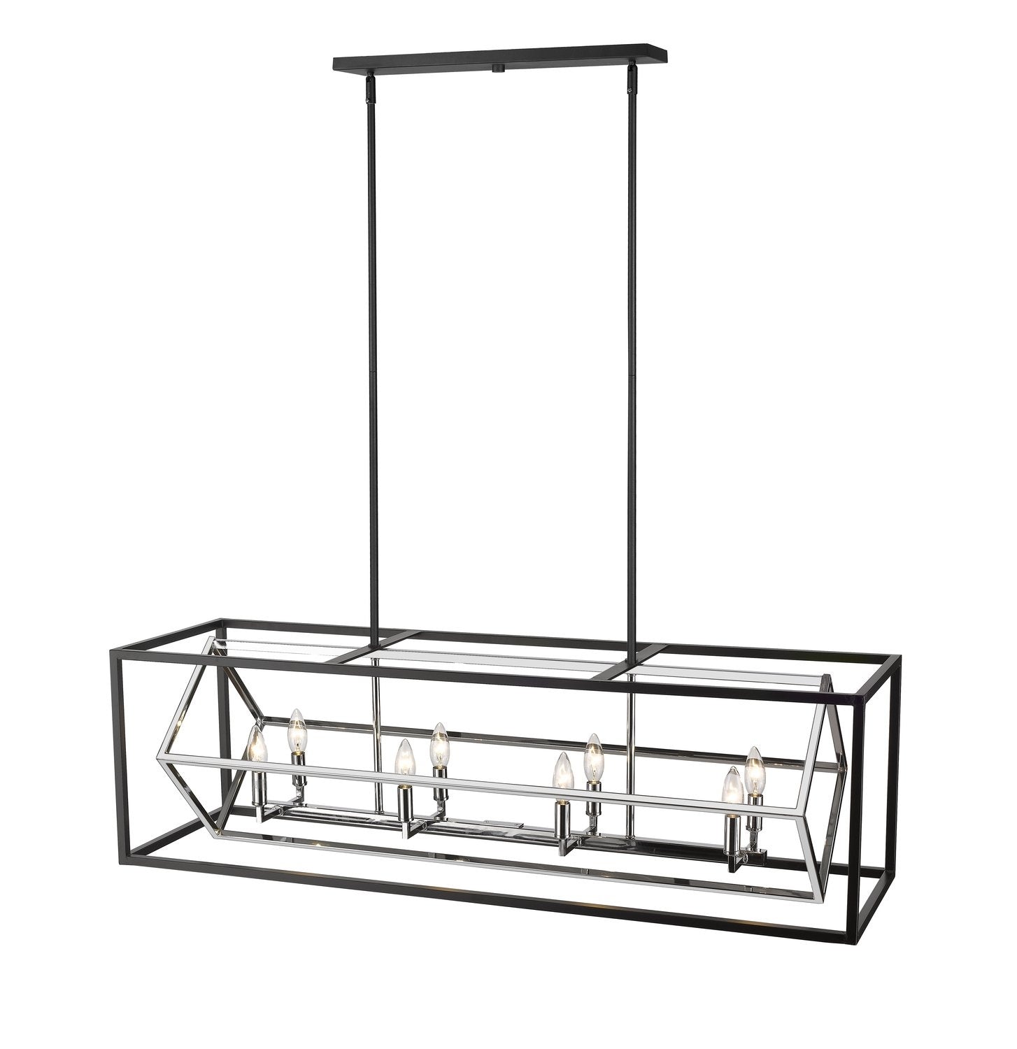 Z-LITE, EUCLID LINEAR CHANDELIER, LINEAR LIGHT FIXTURE