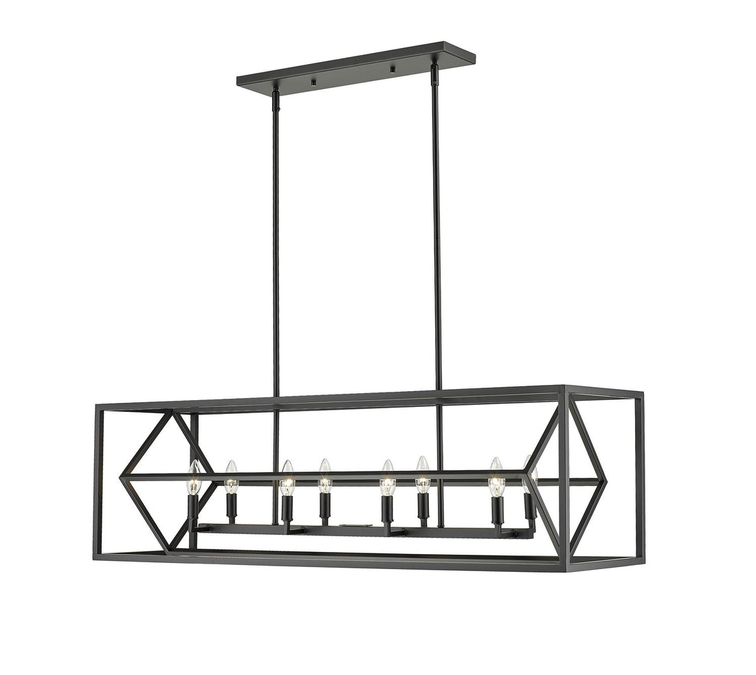 Z-LITE, EUCLID LINEAR CHANDELIER, LINEAR LIGHT