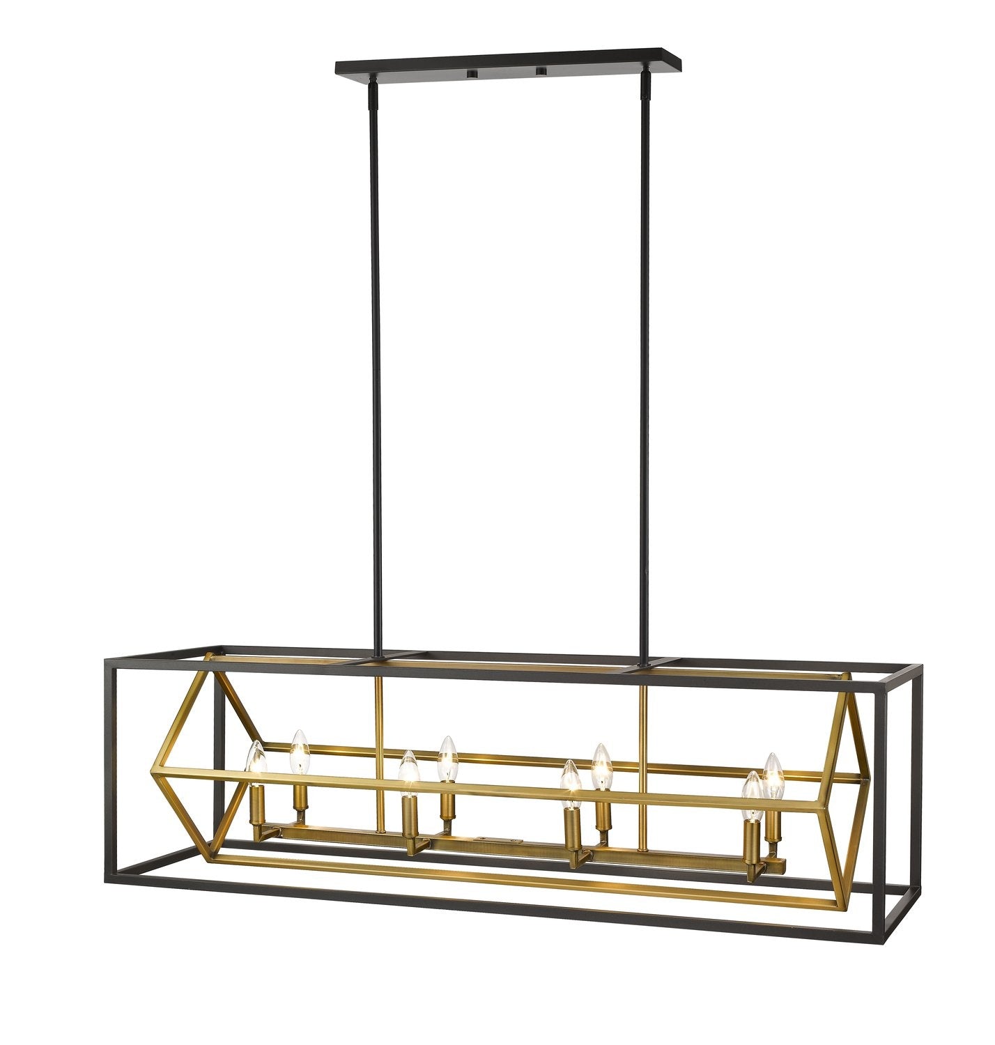 Z-LITE, EUCLID LINEAR CHANDELIER, LINEAR LIGHT