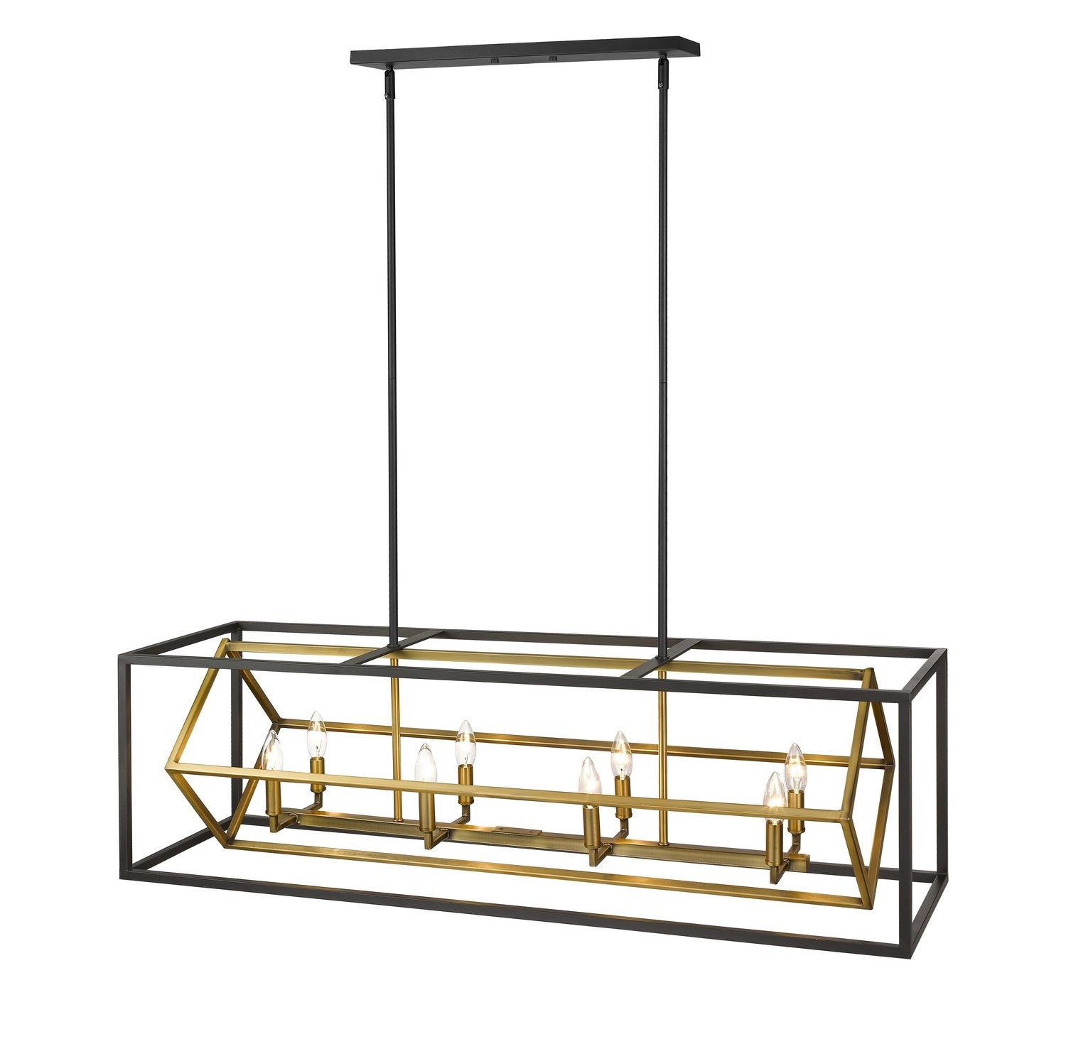 Z-LITE, EUCLID LINEAR CHANDELIER, LINEAR LIGHT FIXTURE