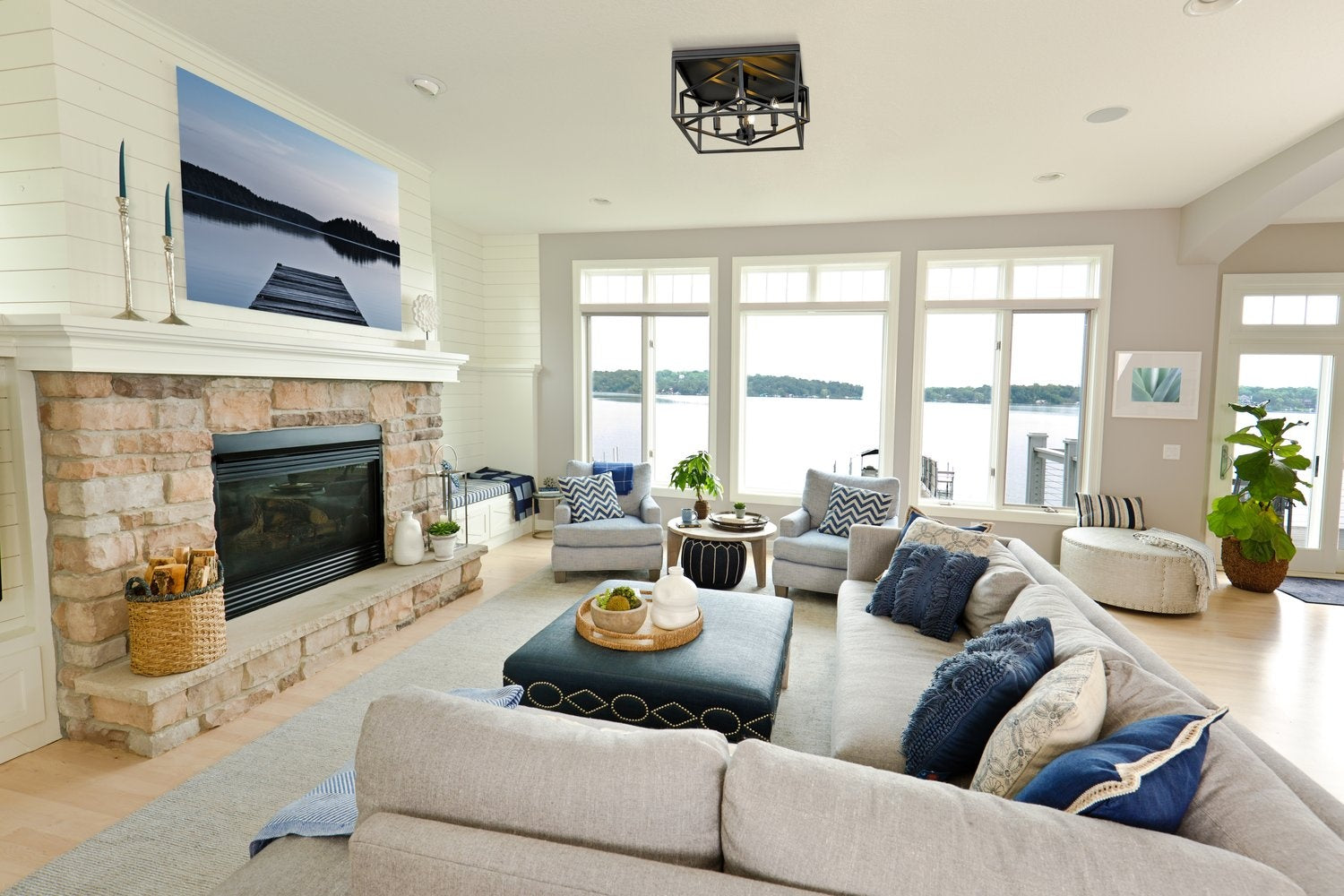 Z-LITE, EUCLID FLUSH MOUNT, FLUSH MOUNT CEILING LIGHTS 