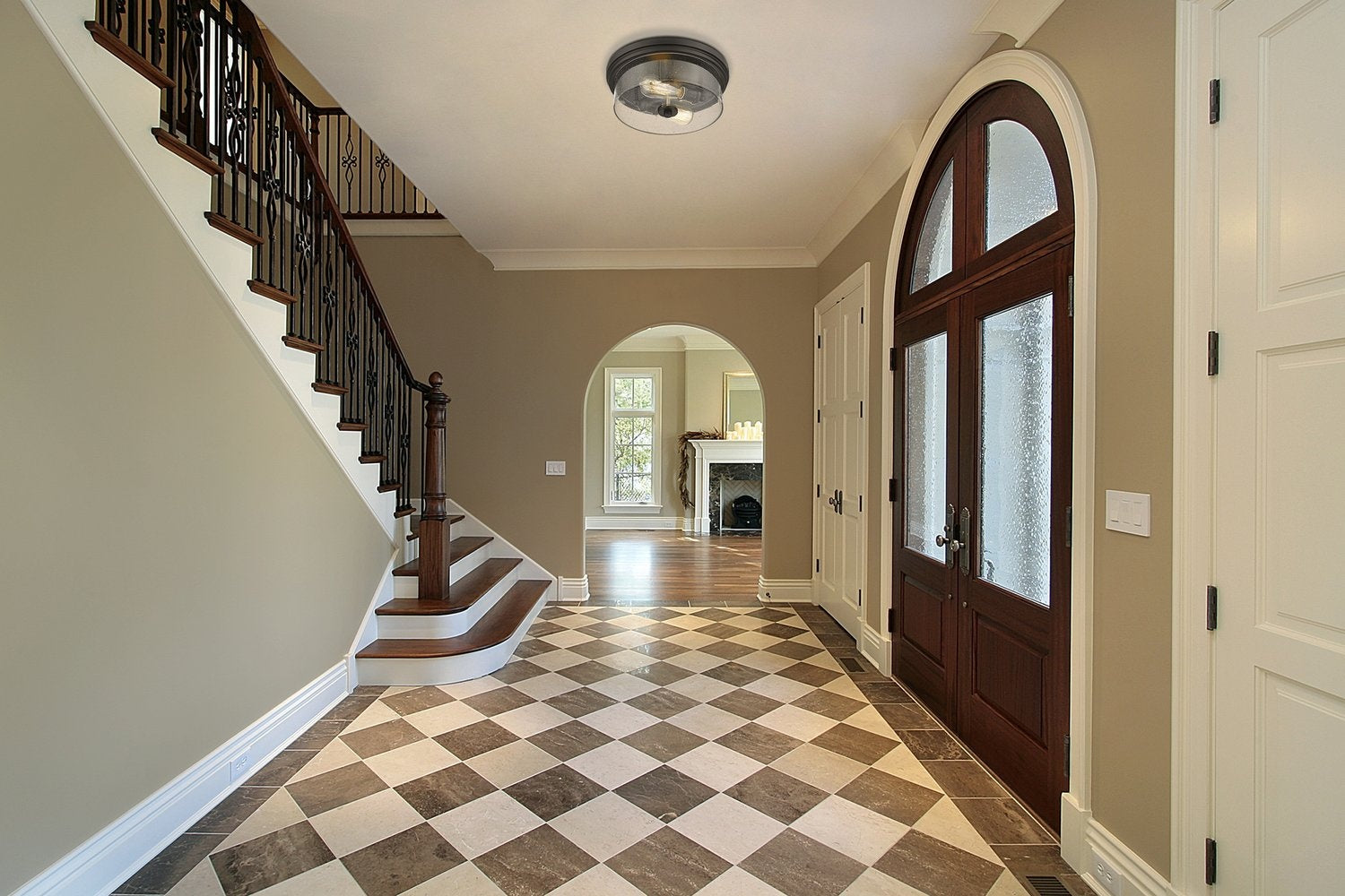 Z-LITE, BOHIN FLUSH MOUNT, FLUSH MOUNT CEILING LIGHTS 