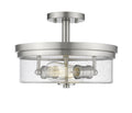 Z-LITE, BOHIN SEMI FLUSH MOUNT, SEMI FLUSH MOUNT LIGHT