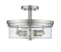 Z-LITE, BOHIN SEMI FLUSH MOUNT, SEMI FLUSH MOUNT LIGHT