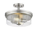 Z-LITE, BOHIN SEMI FLUSH MOUNT, SEMI FLUSH MOUNT LIGHT