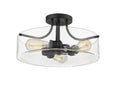 Z-LITE, DELANEY SEMI FLUSH MOUNT, SEMI FLUSH MOUNT LIGHT