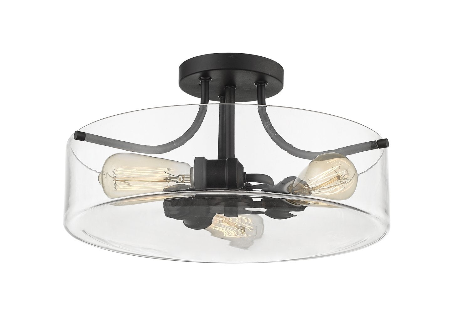 Z-LITE, DELANEY SEMI FLUSH MOUNT, SEMI FLUSH MOUNT LIGHT