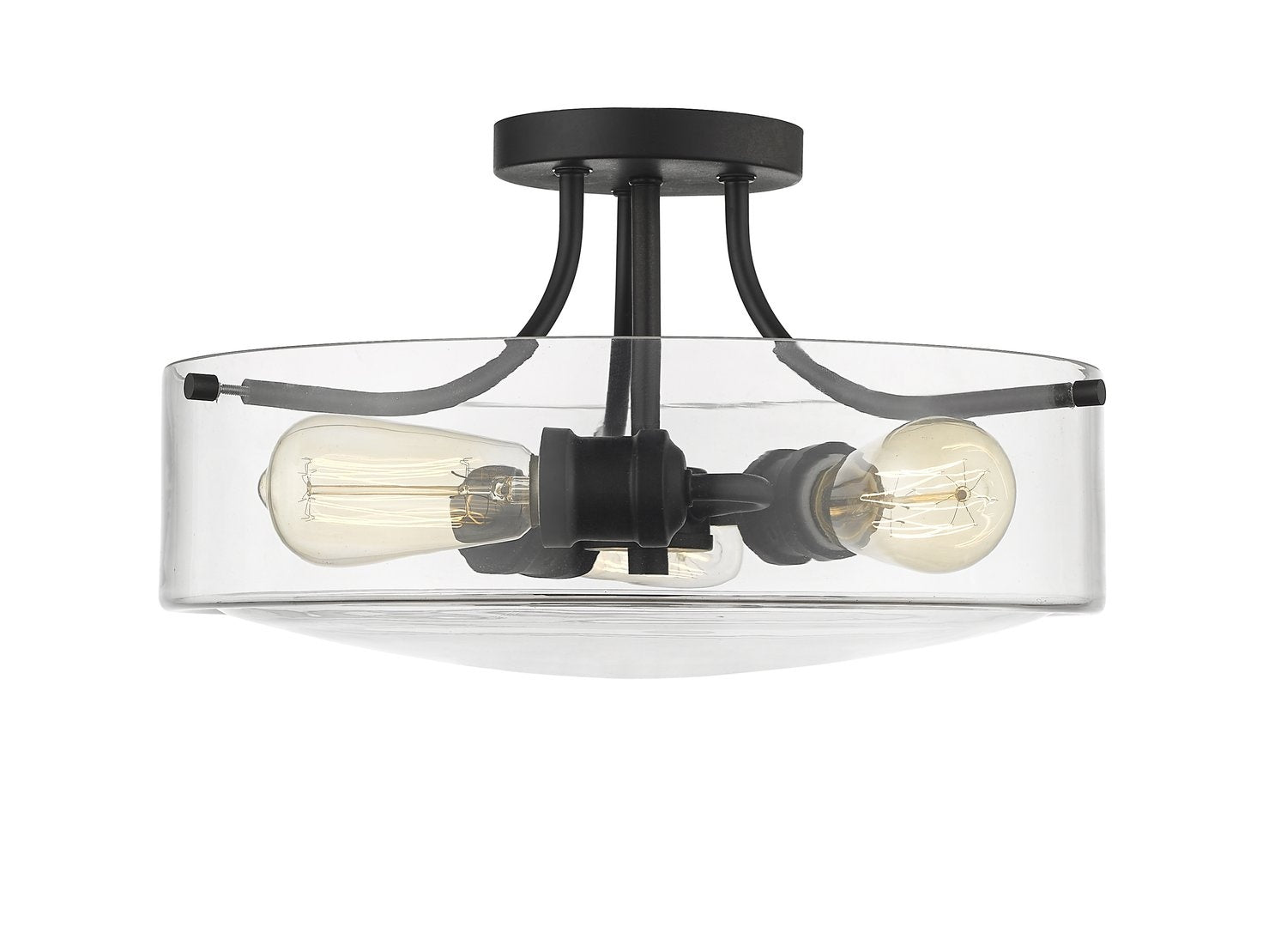 Z-LITE, DELANEY SEMI FLUSH MOUNT, SEMI FLUSH MOUNT LIGHT
