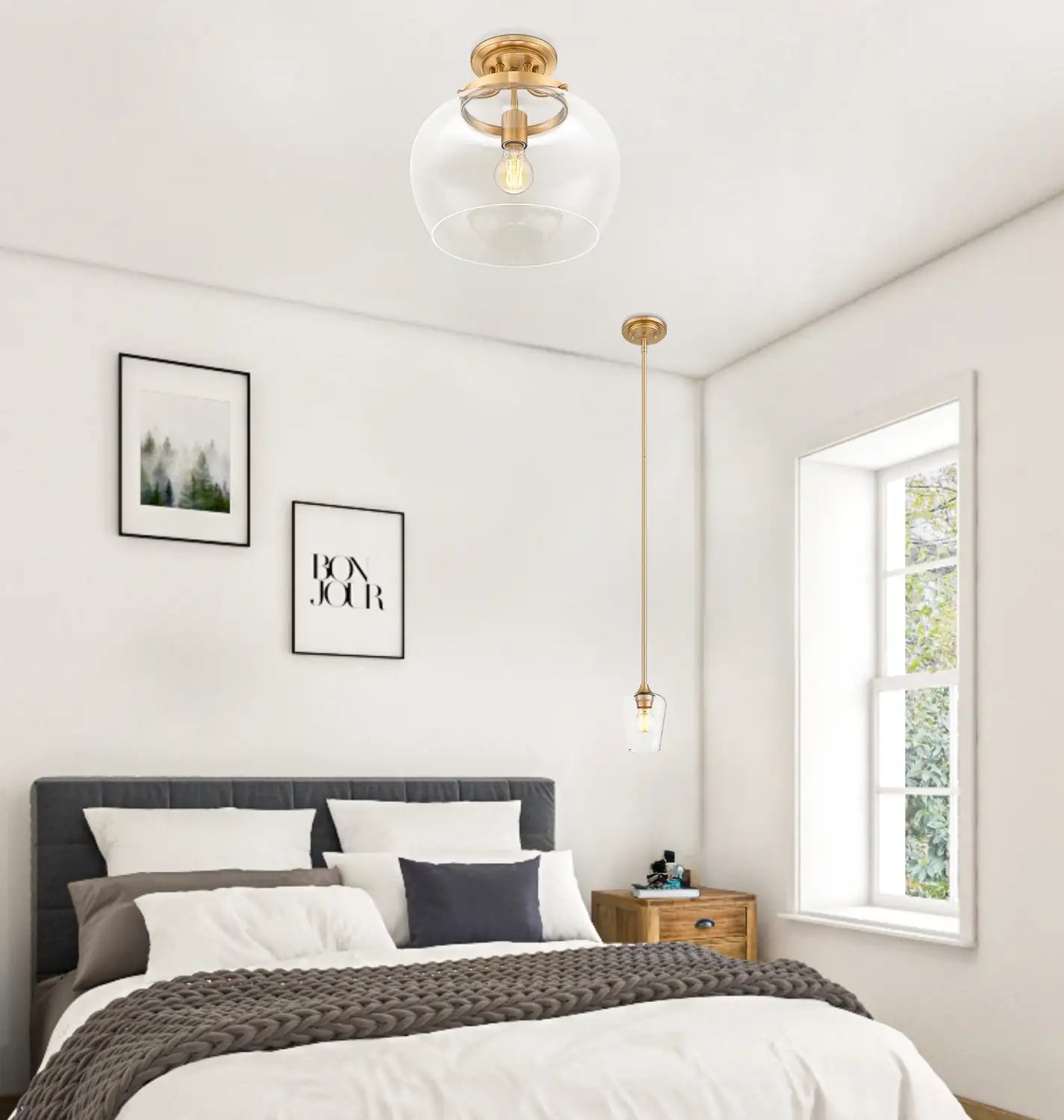 Z-LITE, JOLIET SEMI FLUSH MOUNT, SEMI FLUSH MOUNT LIGHT