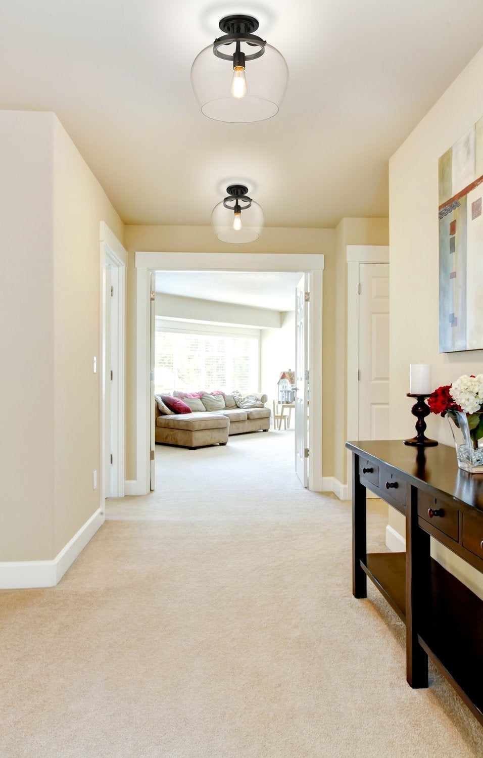 Z-LITE, JOLIET SEMI FLUSH MOUNT, SEMI FLUSH MOUNT LIGHT