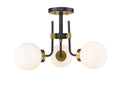 Z-LITE, PARSONS SEMI FLUSH MOUNT, SEMI FLUSH MOUNT LIGHT