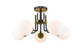 Z-LITE, PARSONS SEMI FLUSH MOUNT, SEMI FLUSH MOUNT LIGHT