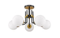 Z-LITE, PARSONS SEMI FLUSH MOUNT, SEMI FLUSH MOUNT LIGHT