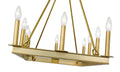 Z-LITE, BARCLAY LINEAR CHANDELIER, LINEAR LIGHT
