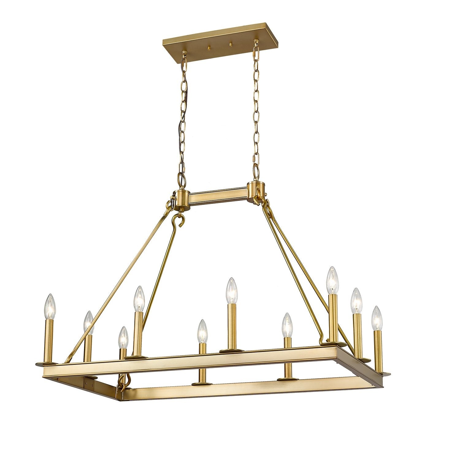 Z-LITE, BARCLAY LINEAR CHANDELIER, LINEAR LIGHT