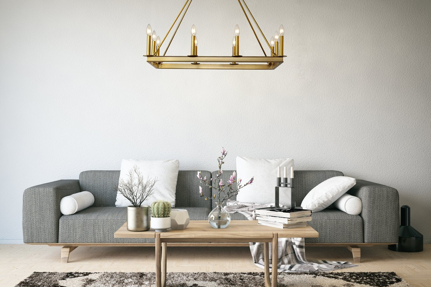 Z-LITE, BARCLAY LINEAR CHANDELIER, LINEAR LIGHT
