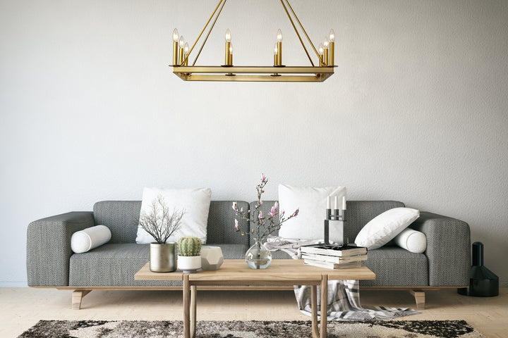 Z-LITE, BARCLAY LINEAR CHANDELIER, LINEAR LIGHT