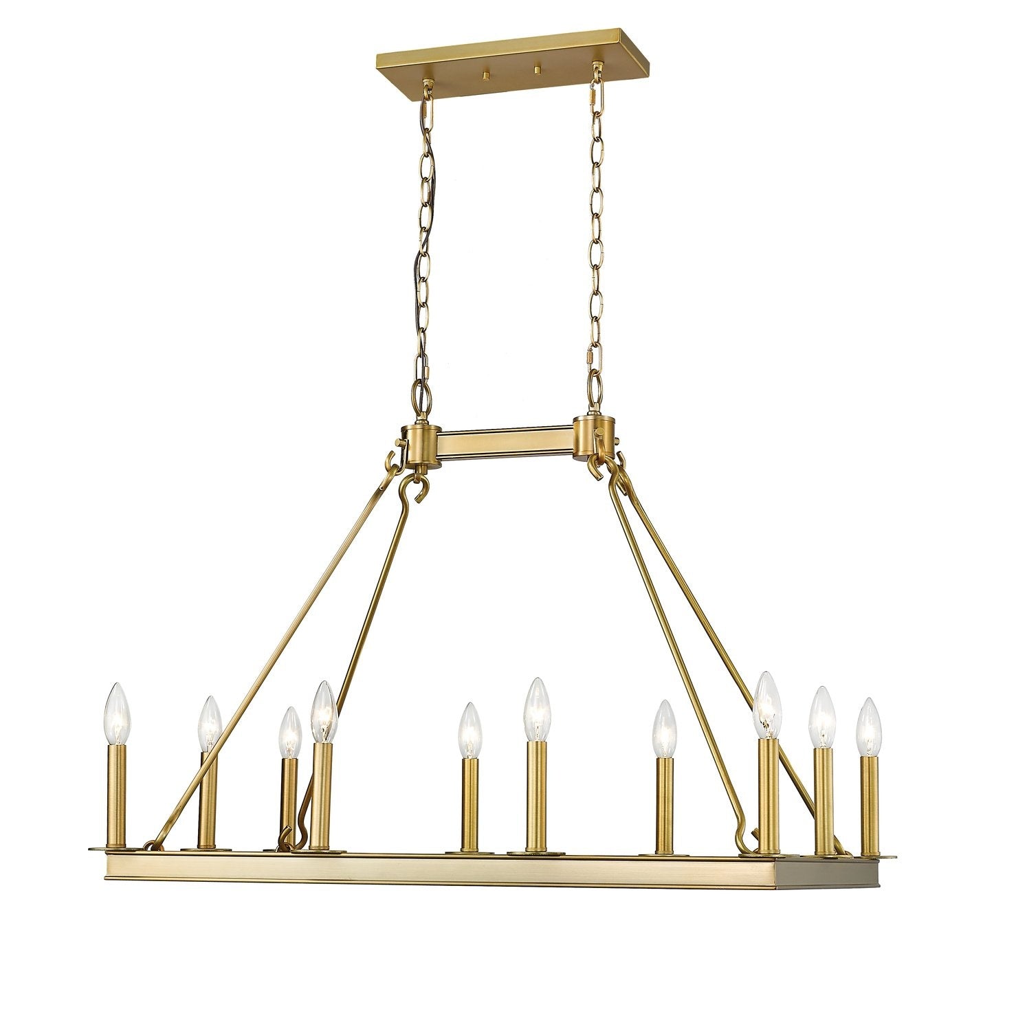 Z-LITE, BARCLAY LINEAR CHANDELIER, LINEAR LIGHT