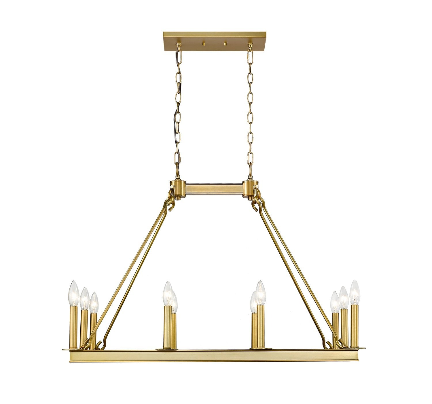 Z-LITE, BARCLAY LINEAR CHANDELIER, LINEAR LIGHT