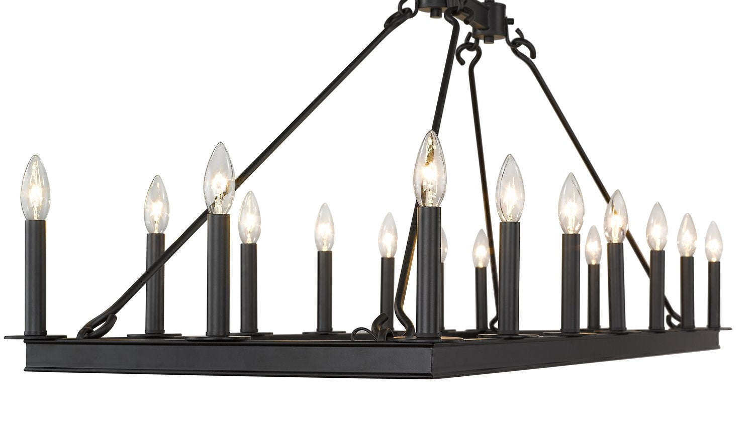 Z-LITE, BARCLAY LINEAR CHANDELIER, LINEAR LIGHT
