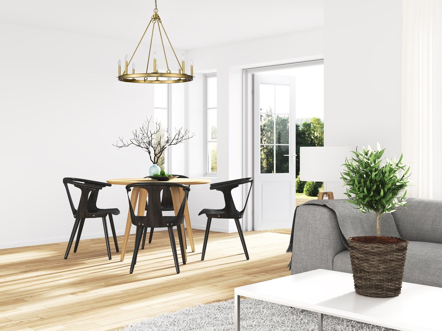 Z-LITE, BARCLAY CHANDELIER, CHANDELIER LIGHT