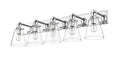 Z-LITE, HARPER VANITY, VANITY LIGHT