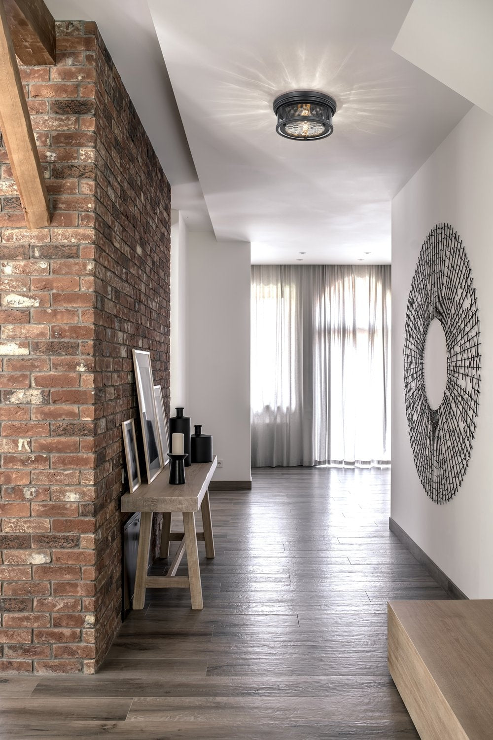 Z-LITE, CLARION FLUSH MOUNT, FLUSH MOUNT CEILING LIGHTS 