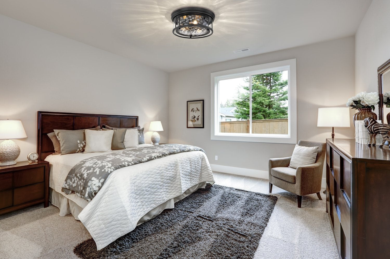 Z-LITE, CLARION FLUSH MOUNT, FLUSH MOUNT CEILING LIGHTS 