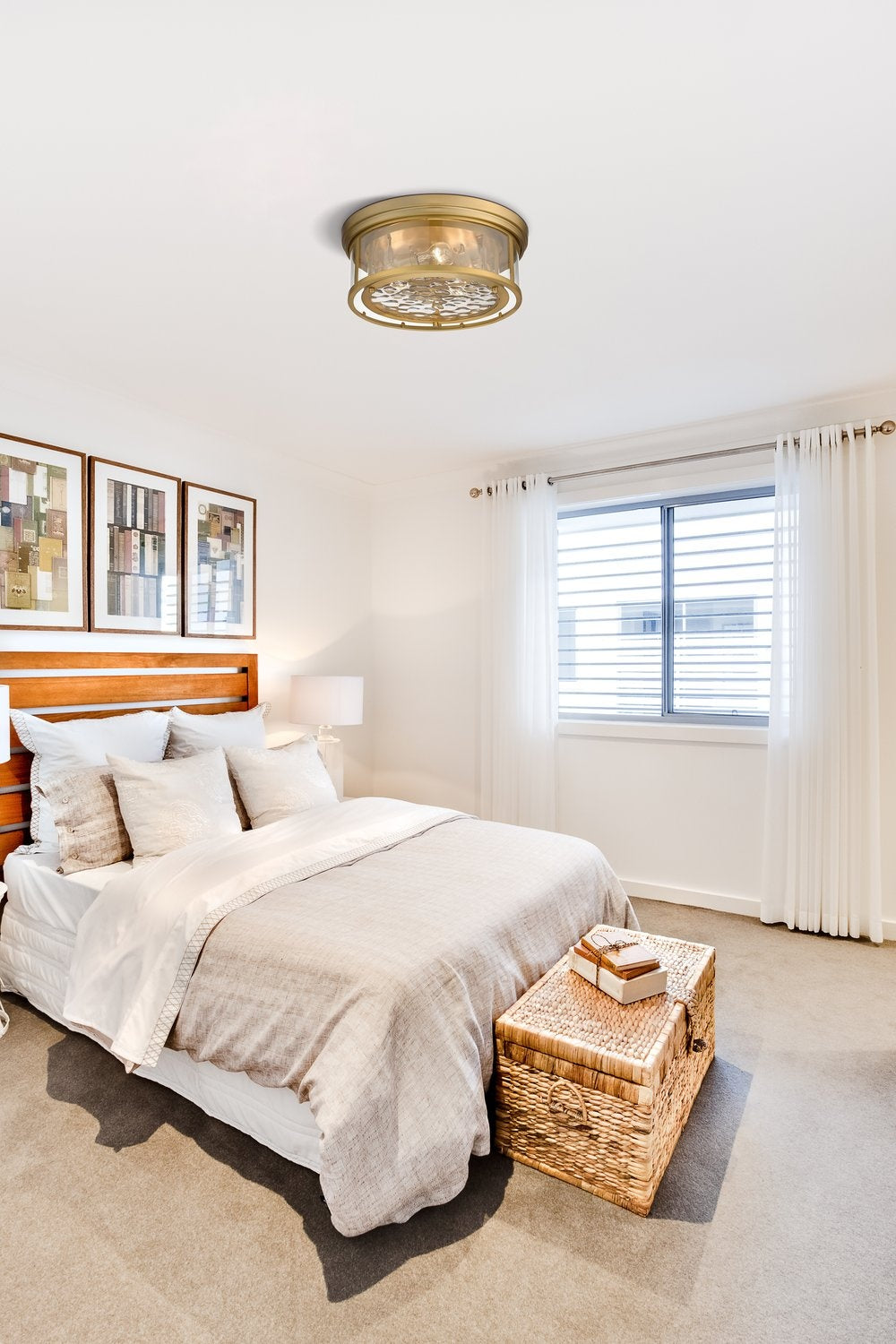 Z-LITE, CLARION FLUSH MOUNT, FLUSH MOUNT CEILING LIGHTS 