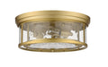 Z-LITE, CLARION FLUSH MOUNT, FLUSH MOUNT CEILING LIGHTS 