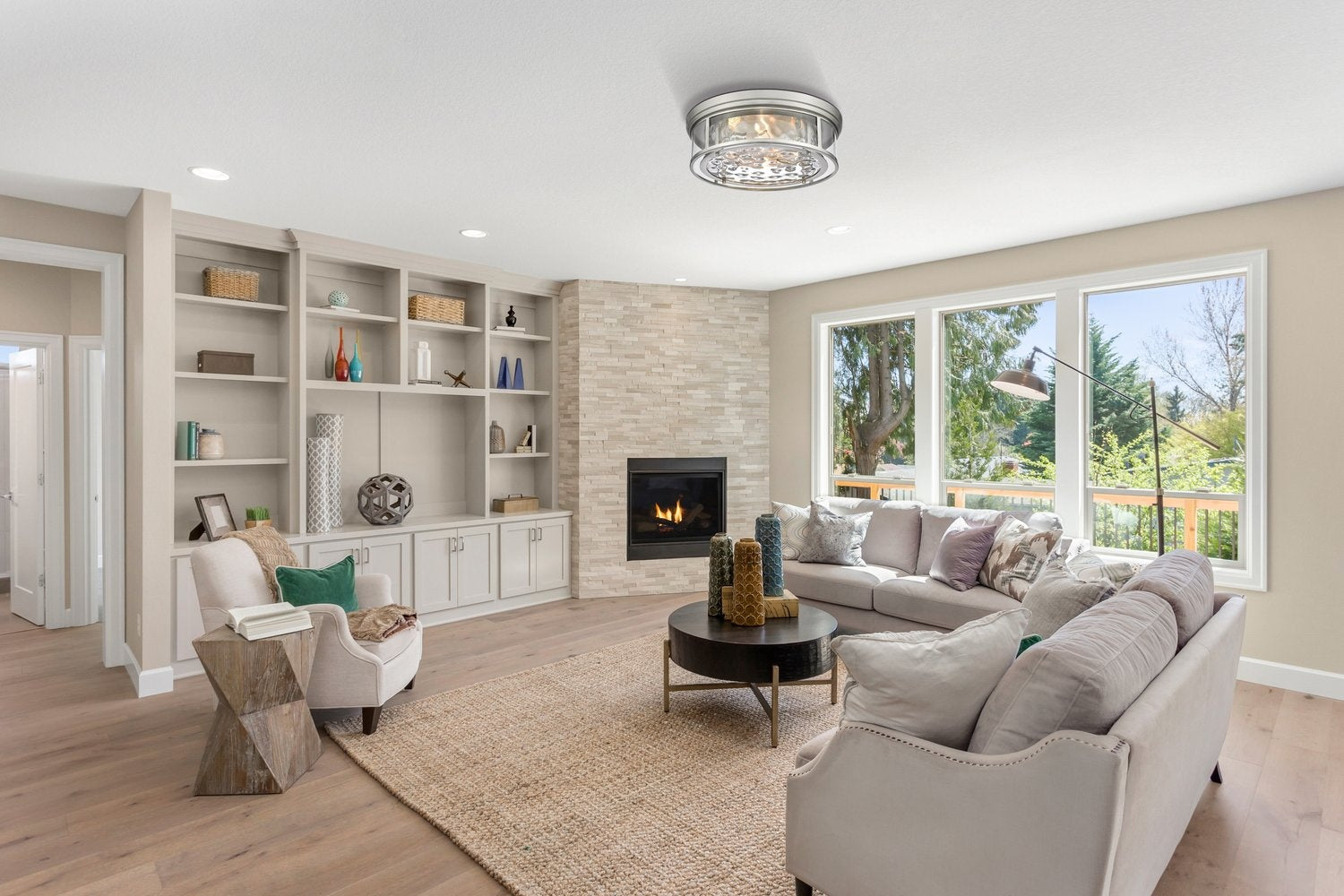 Z-LITE, CLARION FLUSH MOUNT, FLUSH MOUNT CEILING LIGHTS