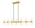 Z-LITE, ARTEMIS LINEAR CHANDELIER, LINEAR LIGHT