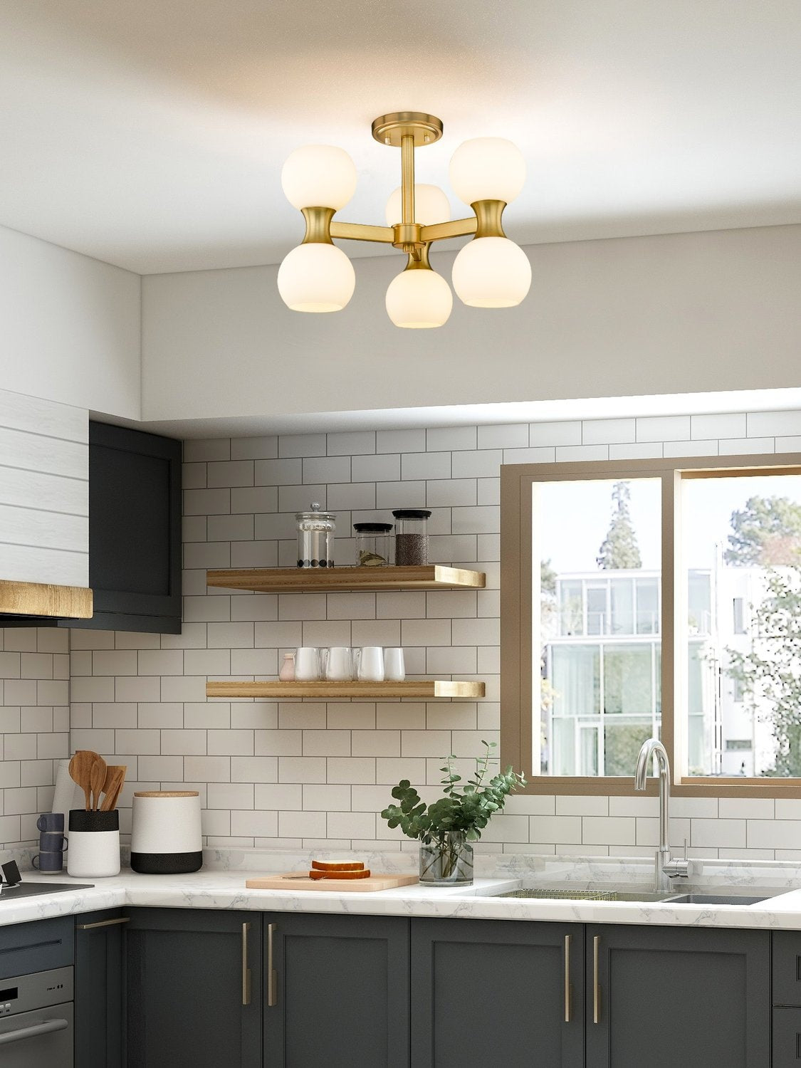 Z-LITE, ARTEMIS SEMI FLUSH MOUNT, SEMI FLUSH MOUNT LIGHT