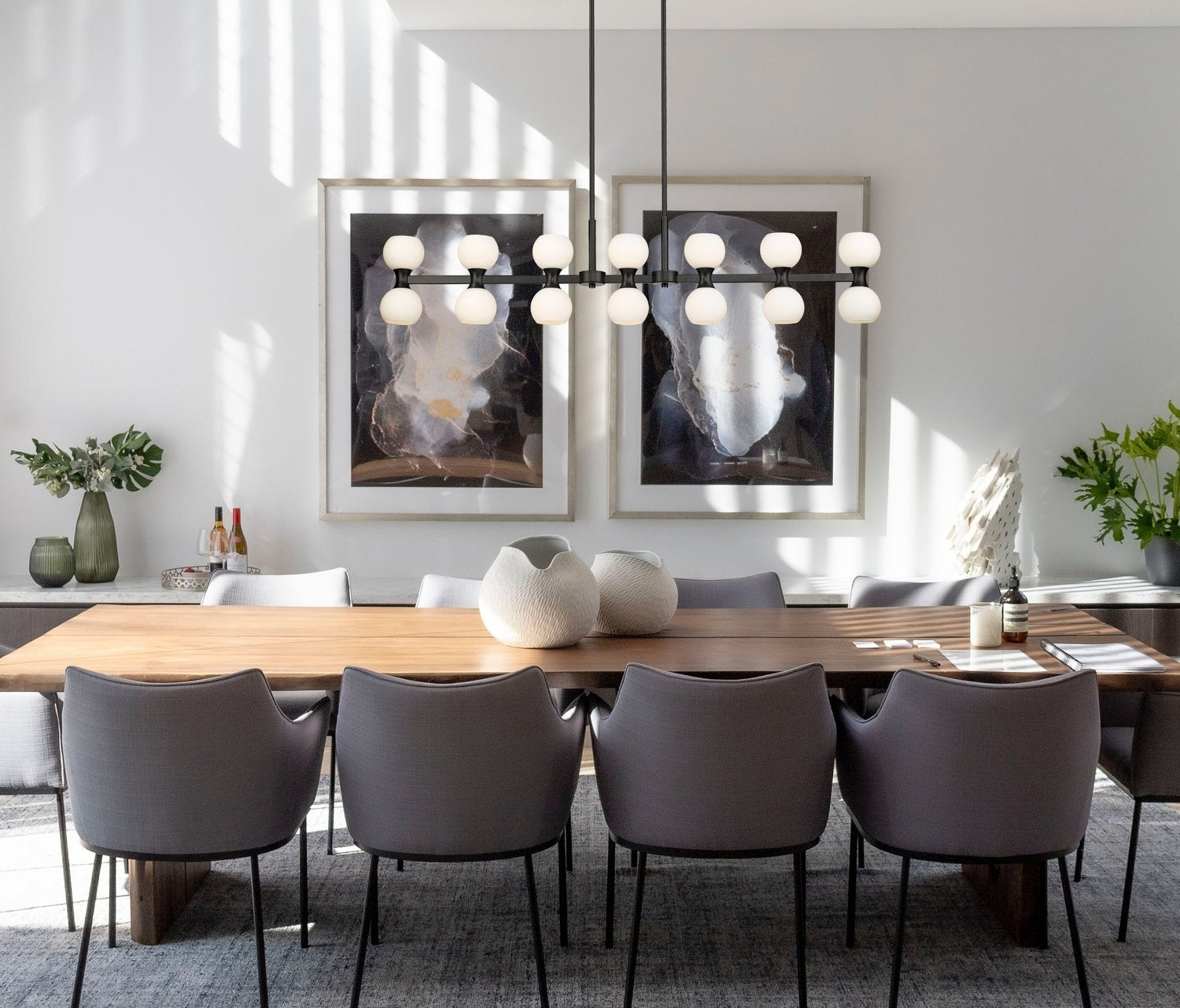 Z-LITE, ARTEMIS LINEAR CHANDELIER, LINEAR LIGHT