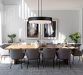 Z-LITE, COUNTERPOINT LINEAR CHANDELIER, LINEAR LIGHT