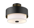 Z-LITE, COUNTERPOINT SEMI FLUSH MOUNT, SEMI FLUSH MOUNT LIGHT