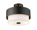 Z-LITE, COUNTERPOINT SEMI FLUSH MOUNT, SEMI FLUSH MOUNT LIGHT