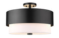 Z-LITE, COUNTERPOINT SEMI FLUSH MOUNT, SEMI FLUSH MOUNT LIGHT